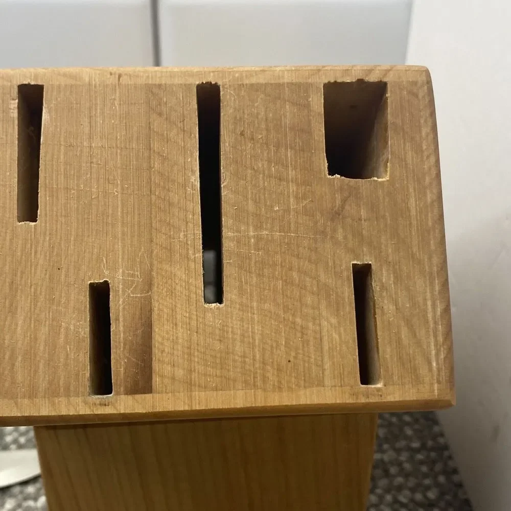 Old Homestead Knife Set 4 Knives Sharpener‎ With Holding Block